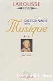 Dictionnaire de la musique