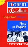 First in English