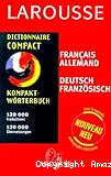 Dictionnaire compact fran&ccedil;ais-allemand, allemand-fran&ccedil;ais
