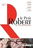 Le petit Robert de la langue fran&ccedil;aise