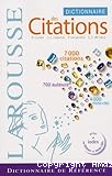 Dictionnaire des citations fran&ccedil;aises